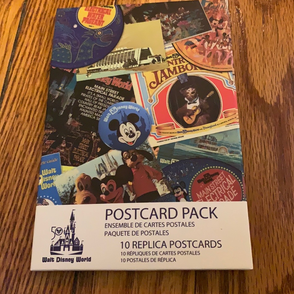 Walt Disney World 50th Anniversary Vault Collection Postcard Pack